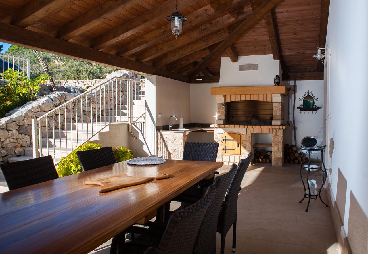 Luxury Villa Kate - In Lucice Bay With Turquoise Sea, Amazing Seaviews, And Heated Pool Milna  Exteriér fotografie